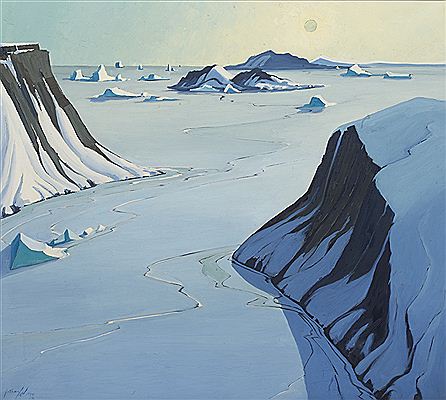 March Sun - East Coast of Baffin Island - North West Territory