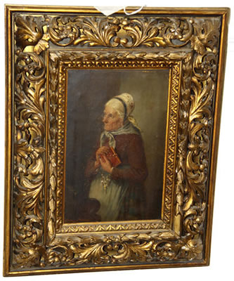 Elderly woman at prayer by Lorenz Maas - Auction record, sale price, and art valuation. Compare with similar artists and explore comparable artworks.