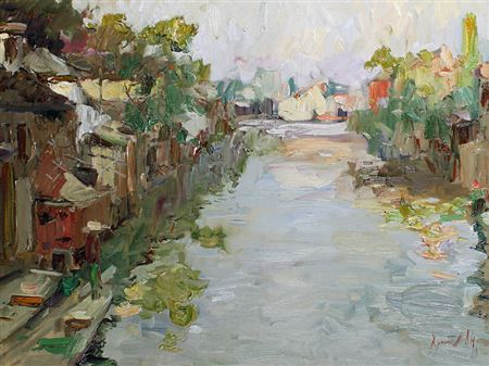 River scene, China