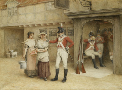 "A way they have in the army" by Henry Towneley Green - Auction record, sale price, and art valuation. Compare with similar artists and explore comparable artworks.