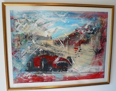Sample artwork by Francesco Scianni (20/21st century), known for collector's car painting, motor races - View similar artists and auction records
