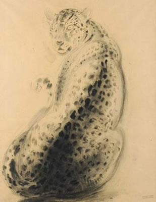 Sample artwork by Gustave Guetant (1873 - 1953), known for animal sculptures, exhibited at salons in the 1930s - View similar artists and auction records