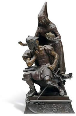 Sample artwork by Auguste de Wever (1836 - 1910), known for sculpture - View similar artists and auction records
