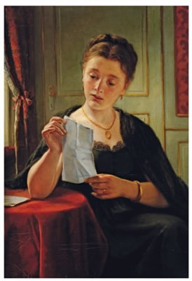 La lettre by Lionel Baes - Auction record, sale price, and art valuation. Compare with similar artists and explore comparable artworks.