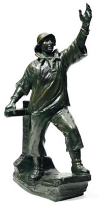 Sample artwork by Oscar Laurent De Beul (1881 - 1929), known for sculpture, painting - View similar artists and auction records
