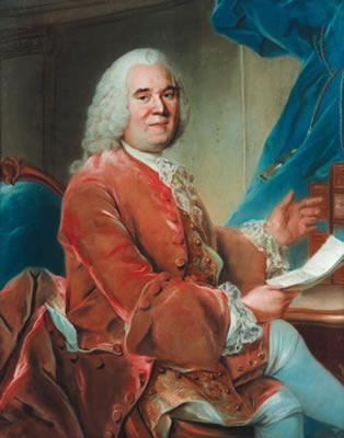 Portrait d'un gentilhomme en habit rouge, assis, tenant une lettre devant une table sur laquelle sont posés des volumes de Montaigne