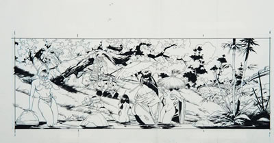 Cast of characters for the series "OKKO" Editions Delcourt