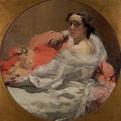 Dame au sofa
