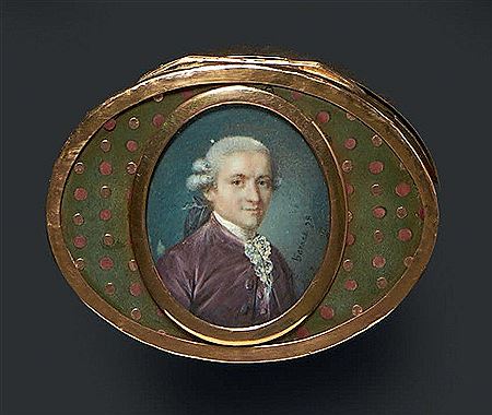 Sample artwork by Claude Bornet (1733 - 1804), known for miniature painting - View similar artists and auction records