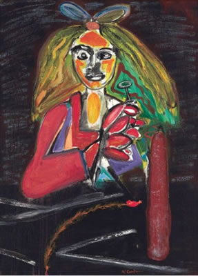 Ung pike med sprøyte, 1995-96