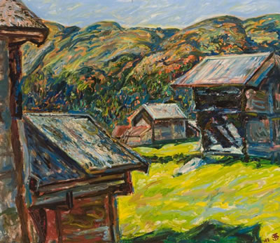 I skyggen, Vinje by Henrik Sorensen - Auction record, sale price, and art valuation. Compare with similar artists and explore comparable artworks.