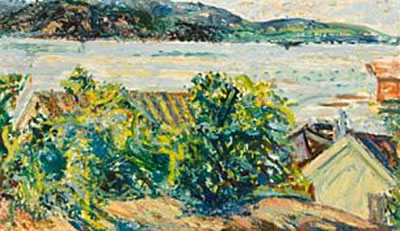 "Drammensfjorden i Juli" 1951