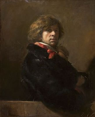 Portrait of Odd Nerdrum: Selvportrett