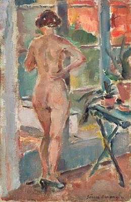 "Ung pike ved vinduet" 1895