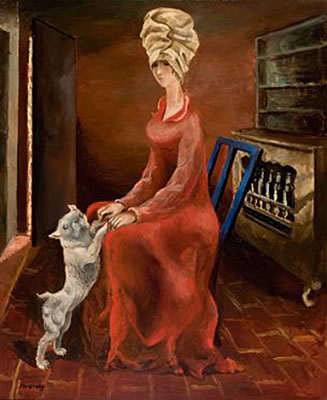 "Dame i rødt" 1924 by Per Lasson Krogh - Auction record, sale price, and art valuation. Compare with similar artists and explore comparable artworks.