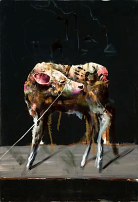 Sample artwork by Hakon Gullvag (Born 1959), known for monumental size transience of human life themes and portrait painting - View similar artists and auction records