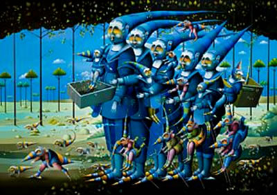 Sample artwork by Terje Ythjall (Born 1943), known for painting - View similar artists and auction records