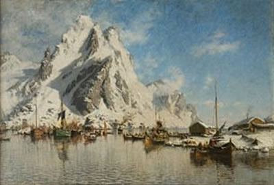 Vintermorgen i Svolvær
