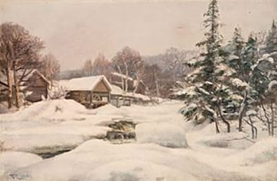 Sample artwork by Frederik Jonas Lucian Botfield Collett (1839 - 1914), known for paintings - View similar artists and auction records