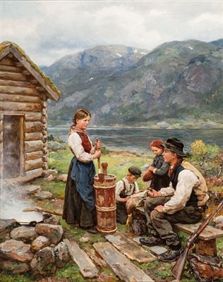 "Etter andejakten" 1907