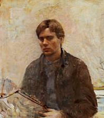 Portrait of Peter Martensen: Self-portrait