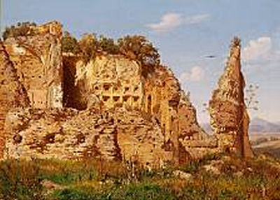 Roman landscape by Harald Adolf Nikolai Jerichau - Auction record, sale price, and art valuation. Compare with similar artists and explore comparable artworks.
