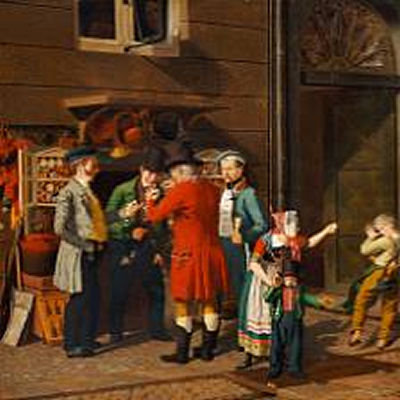 Streetlife in Holstein, northern Germany by Gustav Theodor Wegener - Auction record, sale price, and art valuation. Compare with similar artists and explore comparable artworks.