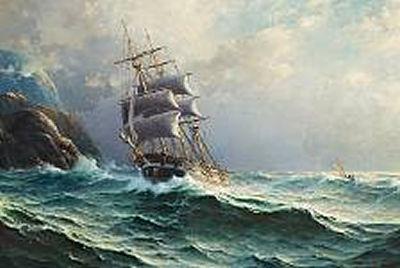 A seascape with the wessel Victoria