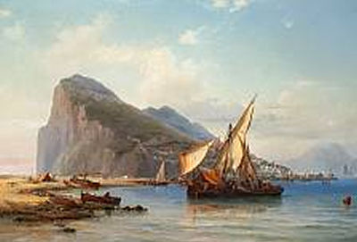 View of Gibraltar by Wilhelm (Vilhelm) Melbye - Auction record, sale price, and art valuation. Compare with similar artists and explore comparable artworks.