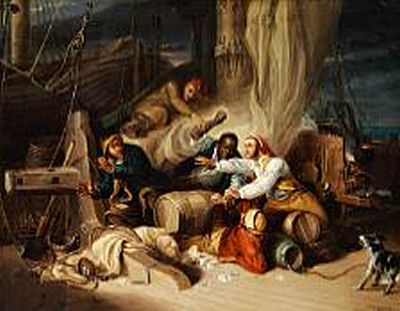 Sailors playing cards on board a ship by Christian Andreas Schleisner - Auction record, sale price, and art valuation. Compare with similar artists and explore comparable artworks.