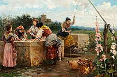 Doing the Laundry by Gabriel Puig-Roda - Auction record, sale price, and art valuation. Compare with similar artists and explore comparable artworks.