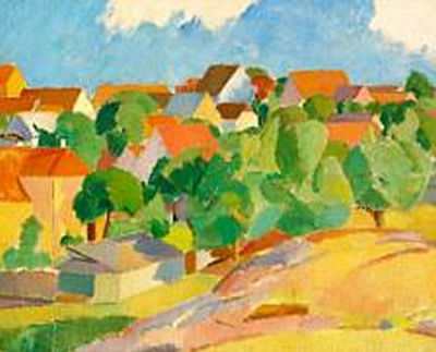 Udsigt över Svaneke by Karl Oskar Isakson - Auction record, sale price, and art valuation. Compare with similar artists and explore comparable artworks.