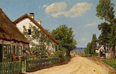 Summer's day in Humlebæk, Denmark