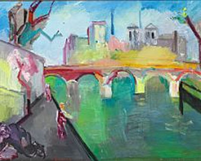 View over the Seine, Paris