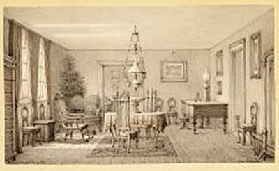Interior from a Danish manor house