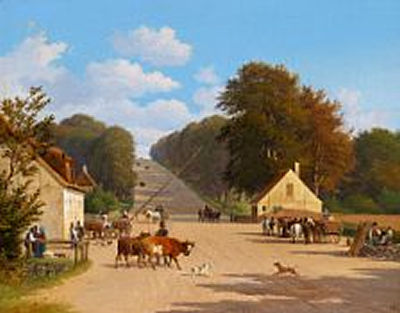 Summer's day at Geel's Hill near Holte north of Copenhagen by Andreas Thomas Juuel - Auction record, sale price, and art valuation. Compare with similar artists and explore comparable artworks.