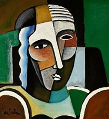 Cubist portrait