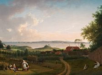Sample artwork by Jens Jorgensen Juel (1745 - 1802), known for aristocratic portrait and romantic landscape painting - View similar artists and auction records