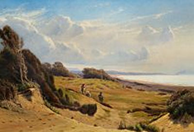 Hunters in the sand hills at a Danish coast by Rudolf Bissen - Auction record, sale price, and art valuation. Compare with similar artists and explore comparable artworks.
