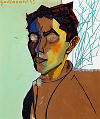 Portrait of Paul Gadegaard: Self-portrait
