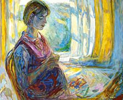 Woman by the window by Poul Hom - Auction record, sale price, and art valuation. Compare with similar artists and explore comparable artworks.
