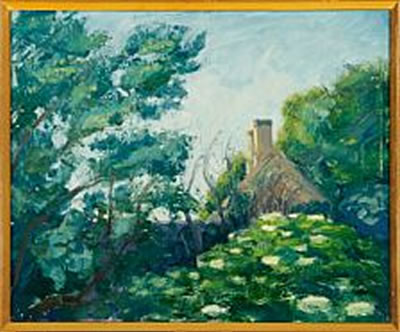 "Sommeraften, Nordskov" (Summer evening, Nordskov)