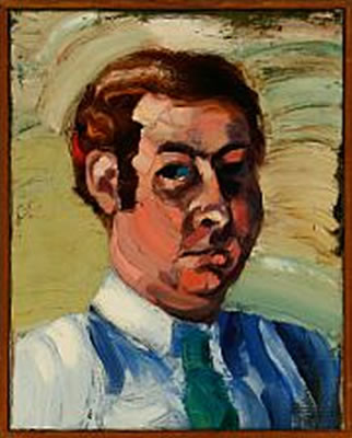 Portrait of Harry Carlsson: Self-portrait