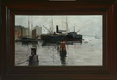 Sample artwork by Alexander Eckener (1870 - 1944), known for landscape, figure, rural genre painting - View similar artists and auction records