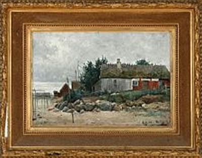 Houses at Kivik, Swedish by Carl Flodman - Auction record, sale price, and art valuation. Compare with similar artists and explore comparable artworks.
