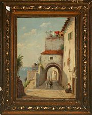 "Gl. gade i San Remo" by Hans Lund - Auction record, sale price, and art valuation. Compare with similar artists and explore comparable artworks.