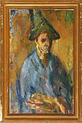 Portrait of Preben Hornung: Self-portrait