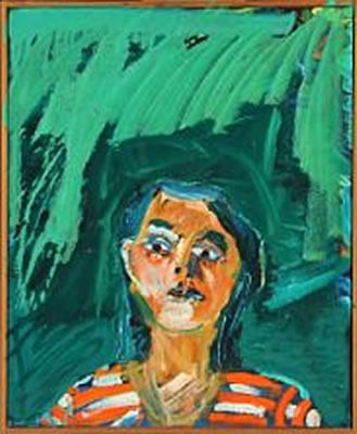 Portrait of Niels Reumert: "Selvportræt" (Self portrait)