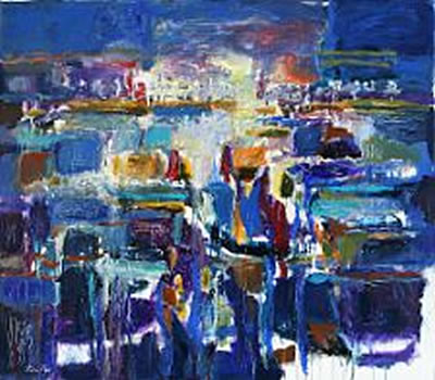 Blue night by Peter Thor Gunnarsson - Auction record, sale price, and art valuation. Compare with similar artists and explore comparable artworks.