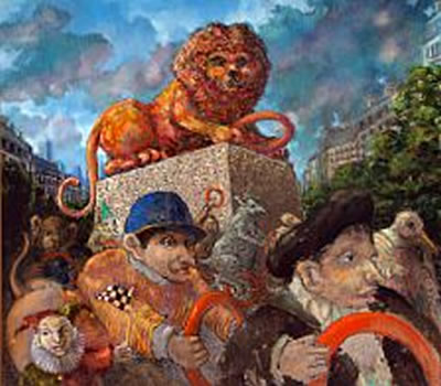 "Lion Belfort eller den Beløjede Løves venner" by Jeppe Eisner - Auction record, sale price, and art valuation. Compare with similar artists and explore comparable artworks.